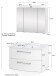 Badezimmer-Set >Stockholm< in Eiche-Ribbeck - 80x200x49 (BxHxT)