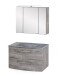 Badezimmer-Set >Stockholm< in Eiche-Ribbeck - 80x200x49 (BxHxT)