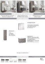Badezimmer-Set >Stockholm< in Oxid Stone - 80x200x49 (BxHxT)