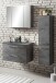 Badezimmer-Set >Stockholm< in Oxid Stone - 80x200x49 (BxHxT)