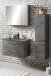 Badezimmer-Set >Stockholm< in Oxid Stone - 80x200x49 (BxHxT)