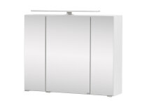 Badezimmer-Set >Stockholm< in Matt Weiß - 80x200x49 (BxHxT)