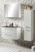 Badezimmer-Set >Stockholm< in Matt Weiß - 80x200x49 (BxHxT)