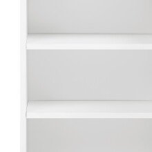 Hängeschrank >Kopenhagen< in Matt Weiß - 40x64x20cm (BxHxT)