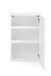 Hängeschrank >Kopenhagen< in Matt Weiß - 40x64x20cm (BxHxT)