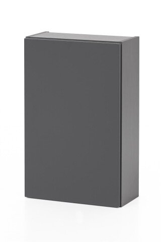 Hängeschrank >Kopenhagen< in Matt Grau - 40x64x20cm (BxHxT)