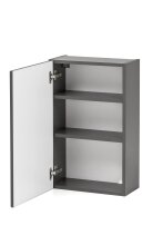 Hängeschrank >Kopenhagen< in Matt Grau - 40x64x20cm (BxHxT)