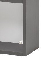 Hängeschrank >Kopenhagen< in Matt Grau - 40x64x20cm (BxHxT)