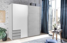 Schwebetürenschrank >Eugenio< in  - 180x198x64cm (BxHxT)