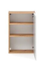 Hängeschrank >Kopenhagen< in Matt Weiß - 40x64x20cm (BxHxT)