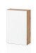 Hängeschrank >Kopenhagen< in Matt Weiß - 40x64x20cm (BxHxT)