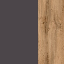 Hängeschrank >Kopenhagen< in Matt Grau - 40x64x20cm (BxHxT)