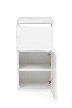 Unterschrank >Kopenhagen< in Matt Weiß - 40x79x35cm (BxHxT)