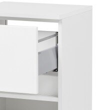 Unterschrank >Kopenhagen< in Matt Weiß - 40x79x35cm (BxHxT)
