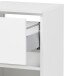 Unterschrank >Kopenhagen< in Matt Weiß - 40x79x35cm (BxHxT)