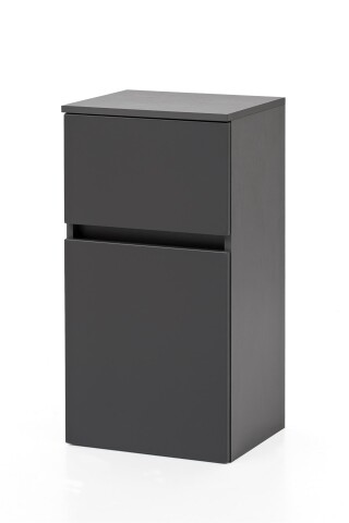 Unterschrank >Kopenhagen< in Matt Grau - 40x79x35cm (BxHxT)