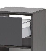 Unterschrank >Kopenhagen< in Matt Grau - 40x79x35cm (BxHxT)
