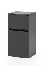 Unterschrank >Kopenhagen< in Matt Grau - 40x79x35cm...