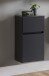 Unterschrank >Kopenhagen< in Matt Grau - 40x79x35cm (BxHxT)