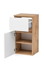 Unterschrank >Kopenhagen< in Matt Weiß - 40x79x35cm (BxHxT)