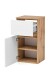 Unterschrank >Kopenhagen< in Matt Weiß - 40x79x35cm (BxHxT)