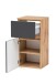 Unterschrank >Kopenhagen< in Matt Grau - 40x79x35cm (BxHxT)