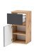Unterschrank >Kopenhagen< in Matt Grau - 40x79x35cm (BxHxT)