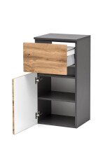 Unterschrank >Kopenhagen< in Wotaneiche - 40x79x35cm (BxHxT)