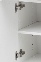 Midischrank >Kopenhagen< in Matt Weiß - 40x130x35cm (BxHxT)