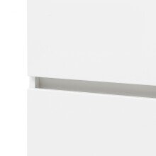 Midischrank >Kopenhagen< in Matt Weiß - 40x130x35cm (BxHxT)