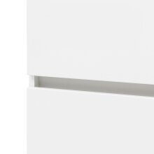 Midischrank >Kopenhagen< in Matt Weiß - 40x130x35cm (BxHxT)