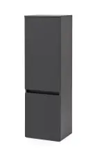 Midischrank >Kopenhagen< in Matt Grau - 40x130x35cm...