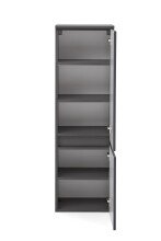 Midischrank >Kopenhagen< in Matt Grau - 40x130x35cm (BxHxT)