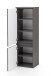 Midischrank >Kopenhagen< in Matt Grau - 40x130x35cm (BxHxT)