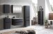 Midischrank >Kopenhagen< in Matt Grau - 40x130x35cm (BxHxT)