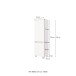 Midischrank >Kopenhagen< in Matt Grau - 40x130x35cm (BxHxT)