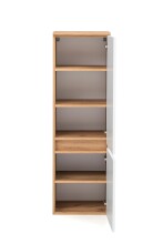 Midischrank >Kopenhagen< in Matt Weiß - 40x130x35cm (BxHxT)