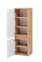 Midischrank >Kopenhagen< in Matt Weiß - 40x130x35cm (BxHxT)