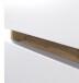 Midischrank >Kopenhagen< in Matt Weiß - 40x130x35cm (BxHxT)