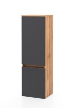 Midischrank >Kopenhagen< in Matt Grau - 40x130x35cm...