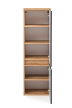 Midischrank >Kopenhagen< in Matt Grau - 40x130x35cm (BxHxT)