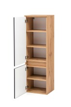 Midischrank >Kopenhagen< in Matt Grau - 40x130x35cm (BxHxT)