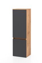 Midischrank >Kopenhagen< in Matt Grau - 40x130x35cm...