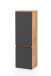 Midischrank >Kopenhagen< in Matt Grau - 40x130x35cm (BxHxT)