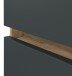 Midischrank >Kopenhagen< in Matt Grau - 40x130x35cm (BxHxT)