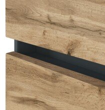 Midischrank >Kopenhagen< in Wotaneiche - 40x130x35cm (BxHxT)