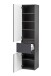 Seitenschrank >Kopenhagen< in Matt Grau - 40x180x35cm (BxHxT)