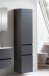 Seitenschrank >Kopenhagen< in Matt Grau - 40x180x35cm (BxHxT)
