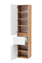 Seitenschrank >Kopenhagen< in Matt Weiß -...
