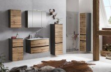 Seitenschrank >Kopenhagen< in Wotaneiche - 40x180x35cm (BxHxT)